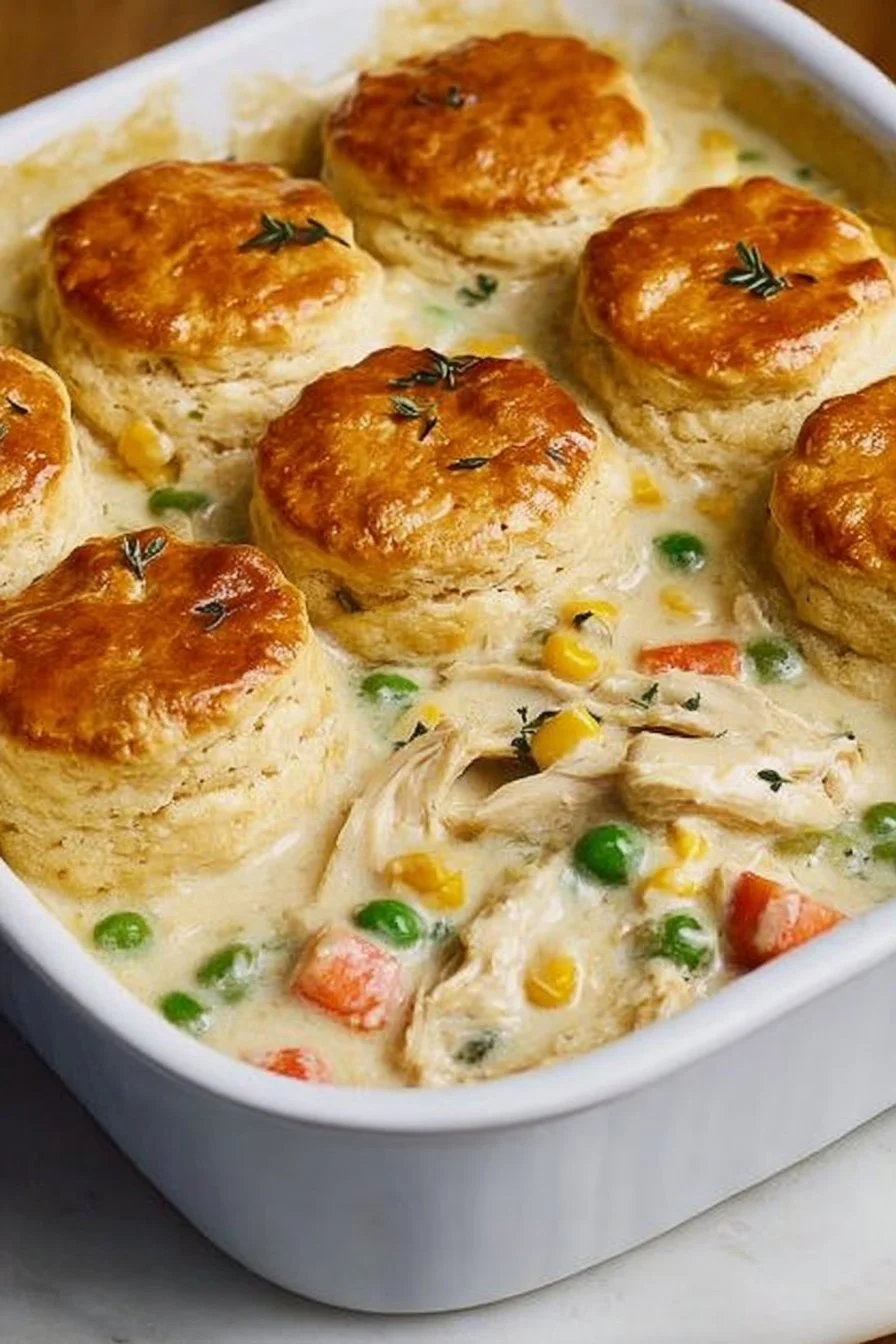 Amazing Cozy Chicken Pot Pie Casserole Recipe