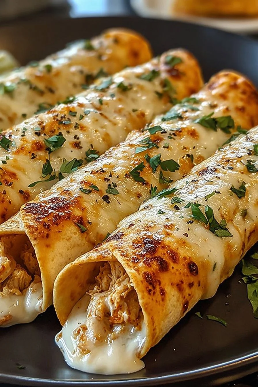 Cozy Crispy Chicken Taquitos