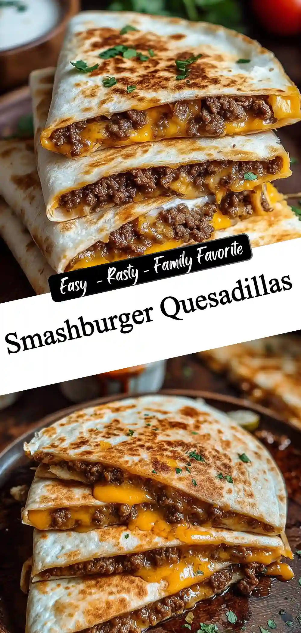 Smashburger Quesadillas 2 smashburger quesadillas