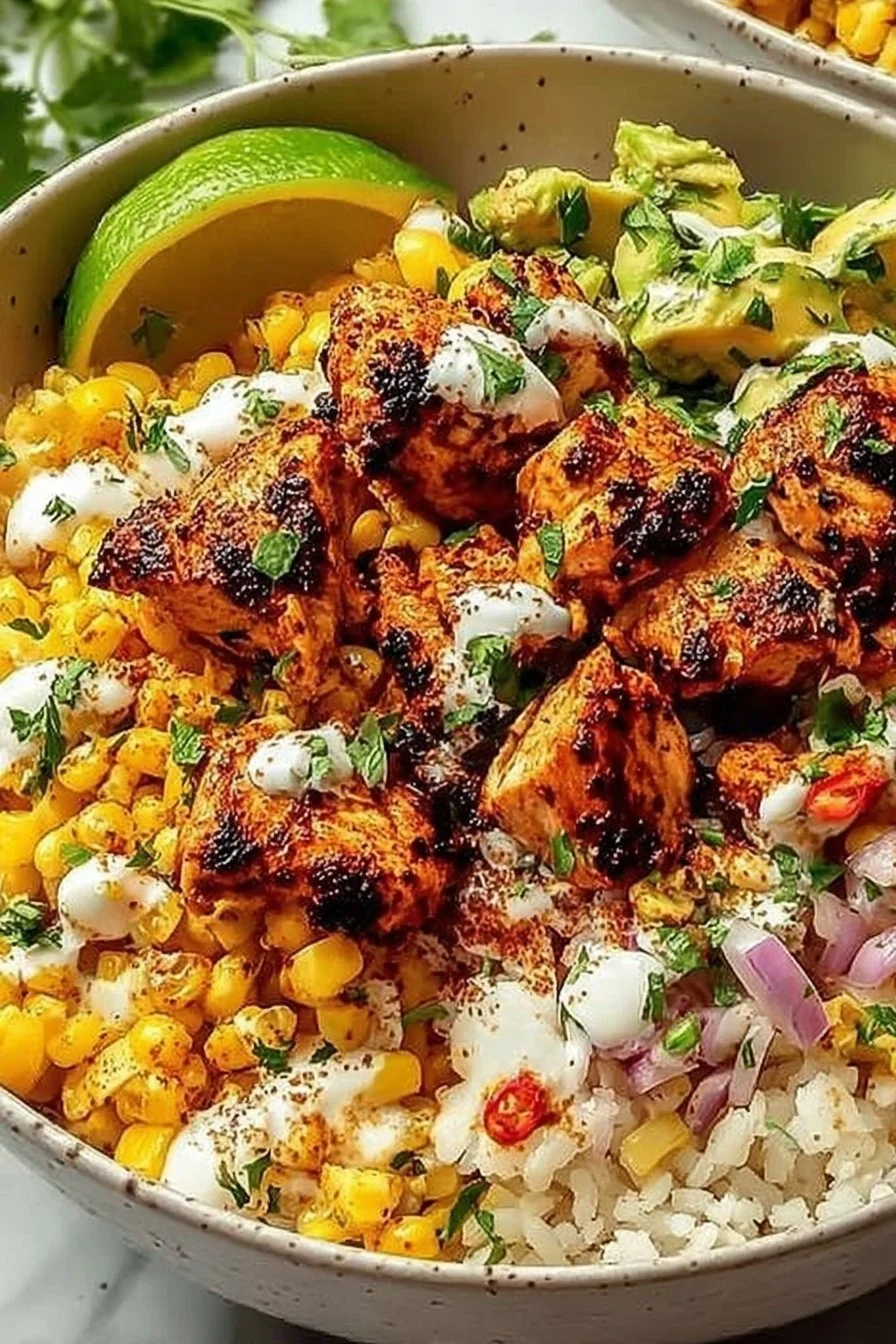 Tasty Street Corn Chicken Bowl