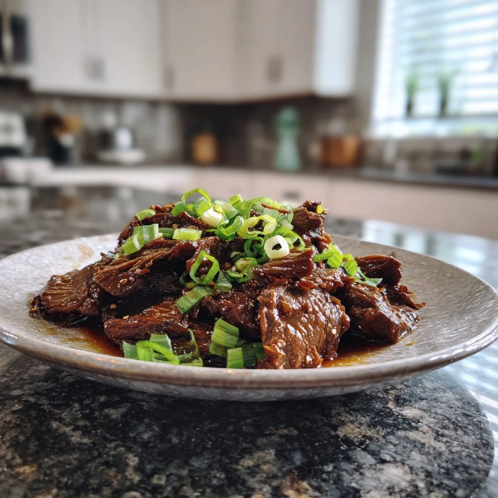 Amazing Slow Cooker Mongolian Beef