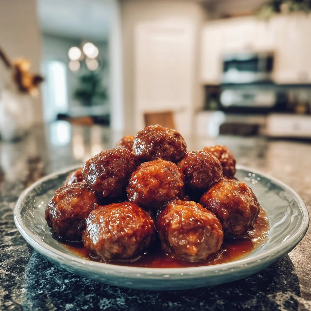 Slow Cooker Honey Garlic Meatballs