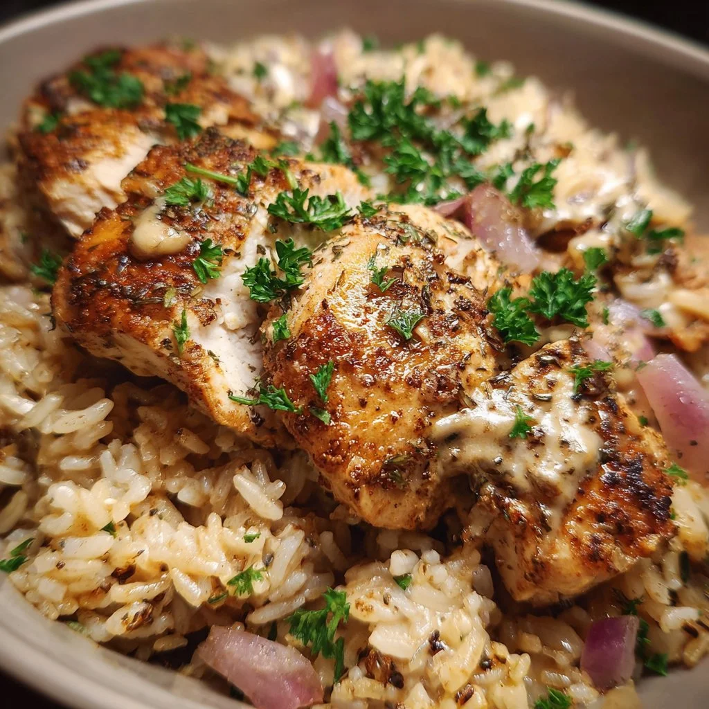 Amazing High Protein Creamy Cajun Chicken & Rice 2 Amazing High Protein Creamy Cajun Chicken & Rice