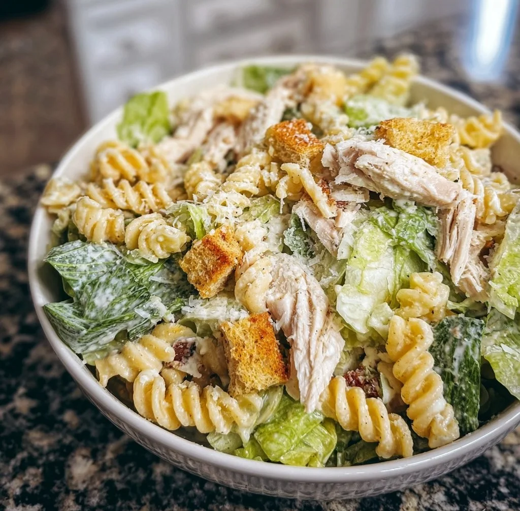 Home Page 14 Chicken Caesar Pasta Salad