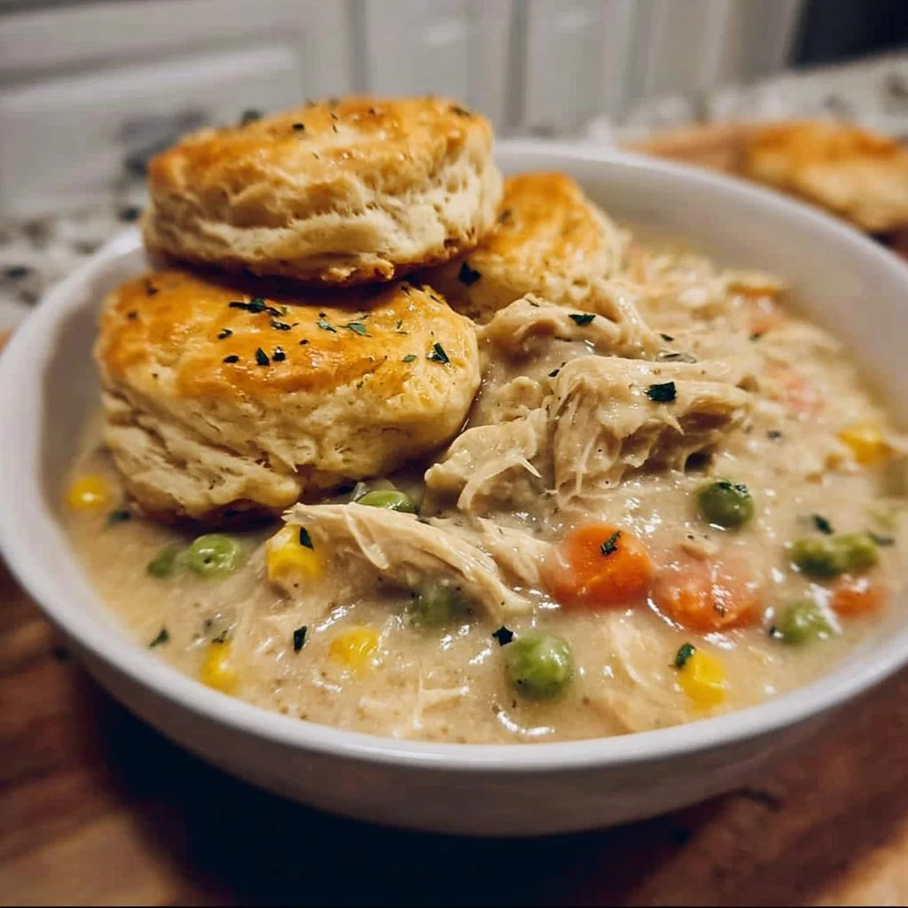 Cozy Crock Pot Chicken Pot Pie