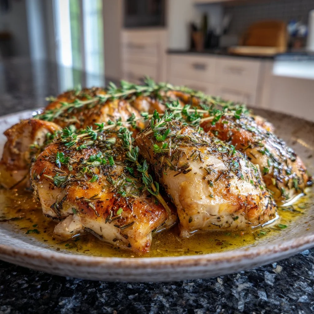 Cozy Lemon Herb Chicken in a Slow Cooker