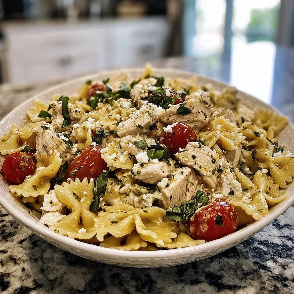 Home Page 12 Lemon Basil Chicken Pasta Salad