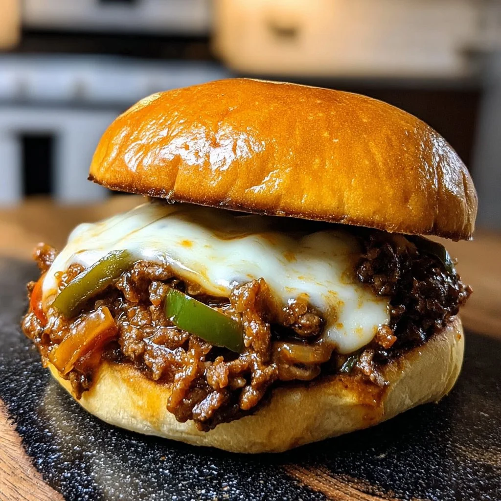 Cheesy Sloppy Joes 4 Cheesy Sloppy Joes