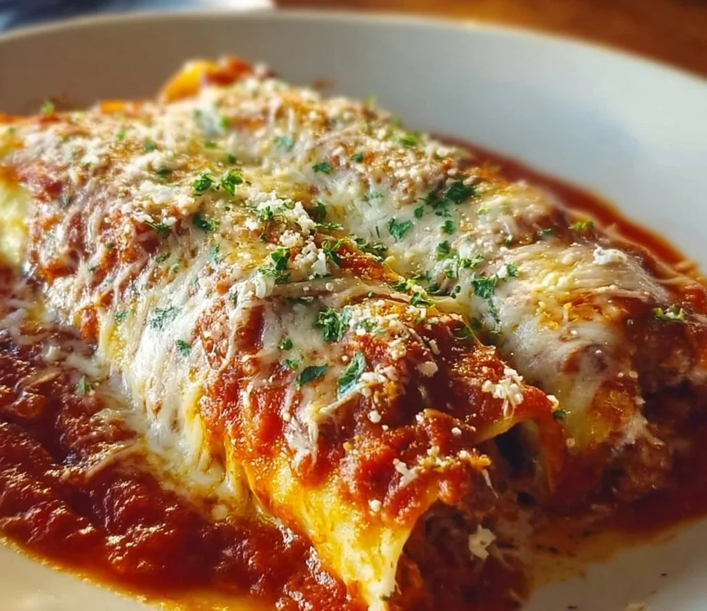 Simple Sausage Manicotti 3 Simple Sausage Manicotti