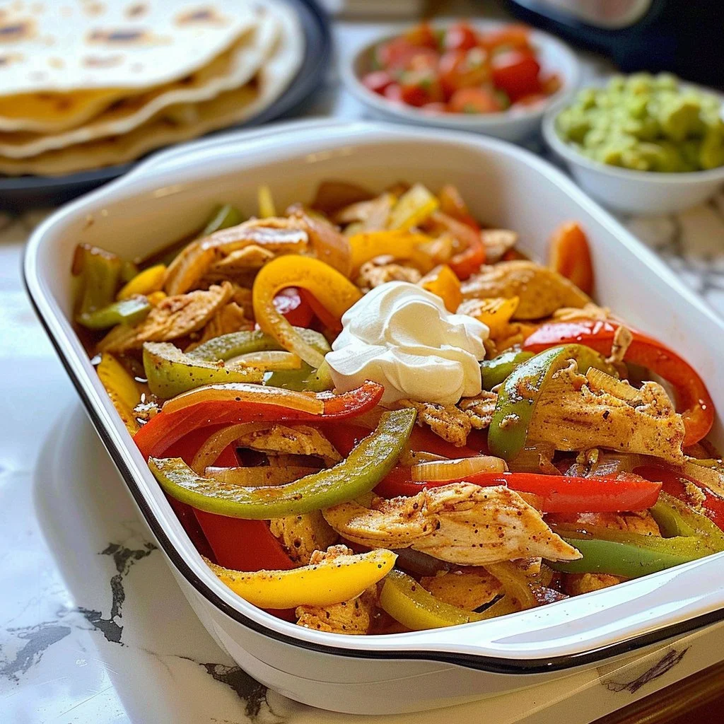 Easy Crockpot Chicken Fajitas 3 Easy Crockpot Chicken Fajitas