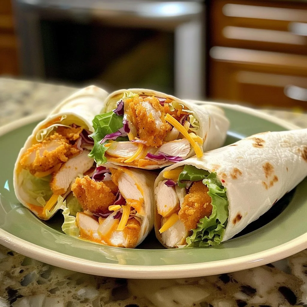 Home Page 13 Spicy Crunchy Chicken Wraps